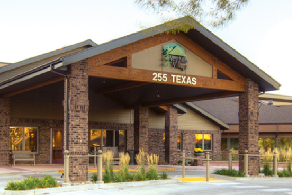 Westhills Village building at 255 Texas St. in Rapid City, SD - Senior Living
