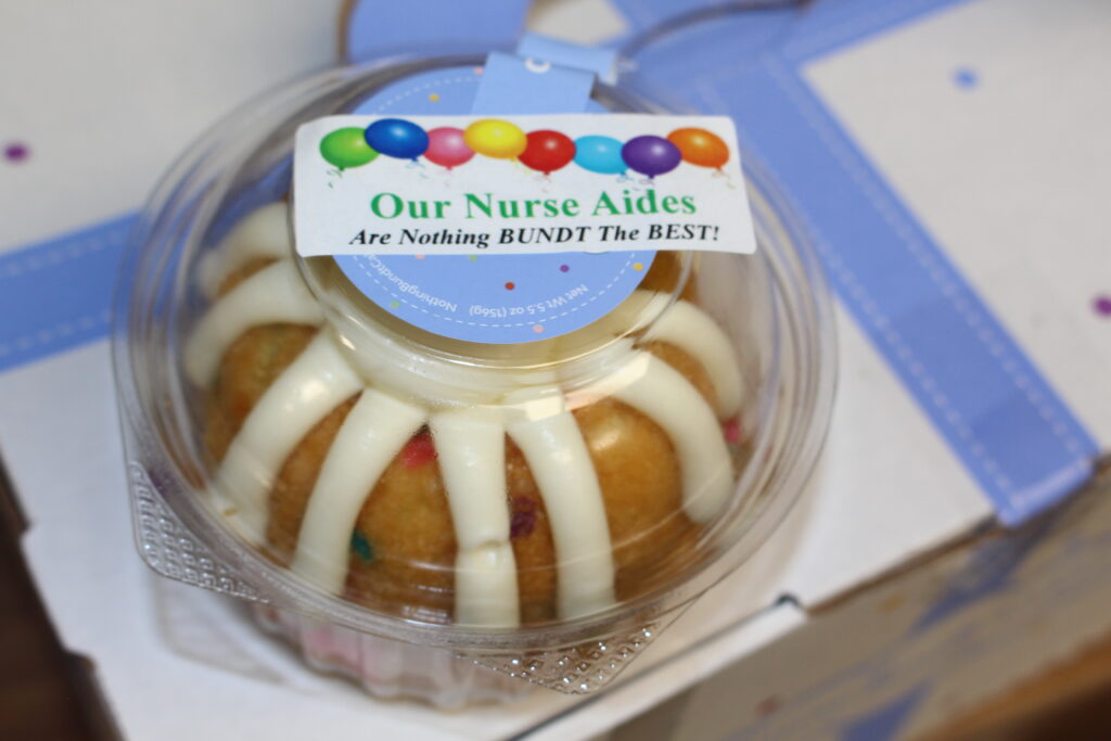 Bundt cake gift